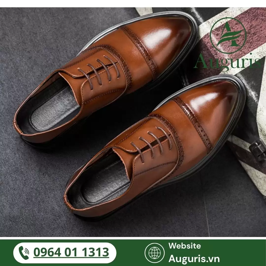 Auguris – Giày tây chuẩn châu Âu, đo size theo form cá nhân