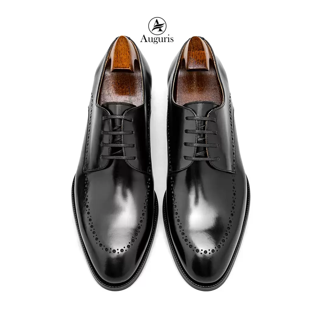 Giày Tây Nam Derby RNA- B507  Cao Cấp Da bò mastroto nhập khẩu Italia