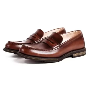 Giày Lười Penny Loafer 618-9A – Êm Ái, Tinh Tế tăng chiều cao 5cm